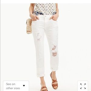 JCrew Point Sur high-rise slim boyfriend jean-NWT